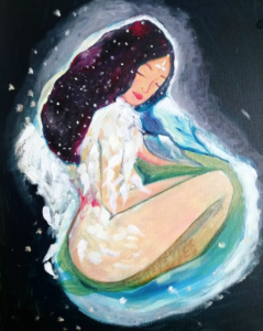 Peinture d'âme — Femme cocon